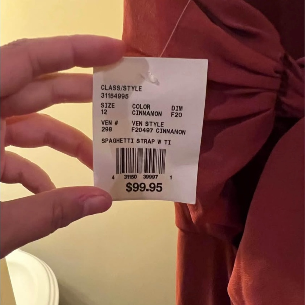 NWT David's Bridal Bride's Maid Dress 12 - Picture 3 of 3